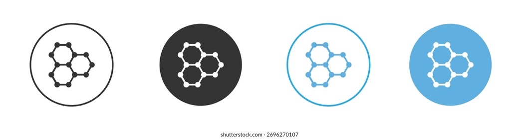 Graphene icon Logo Template Design set