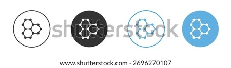 Graphene icon Logo Template Design set