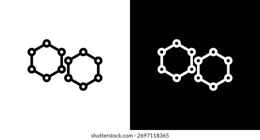 Graphene icon Logo. Vector Illustration. EPS Illustration.