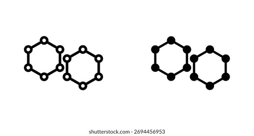 Graphene icon Simple vector illustration for graphic and web design.