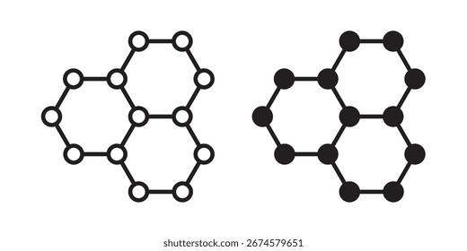 Graphen-Icon, Vektor, Zeichen und Symbol für Design, Website oder Apps Elemente.