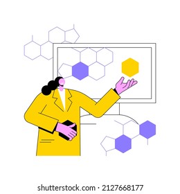 Graphene Technologies Abstract Concept Vector Illustration. Artificial Graphene Compound, Carbon Dioxide Nanomaterial, Modern Science Revolution, High-frequency Electronic Sensors Abstract Metaphor.