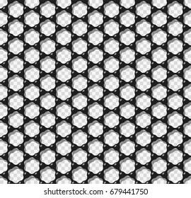 Graphene Transparent Seamless Pattern Vector Illustration Stock Vector ...