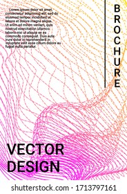 Graphic abstract background. Disco design. Abstract musical cover for print design. Business vector template. 