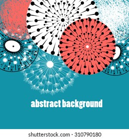 graphic a abstract background with round elements