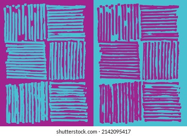 Graphic abstract color pattern. Seamless pattern.