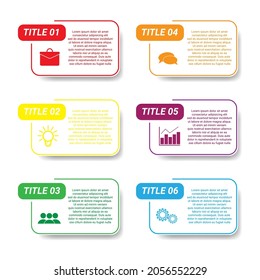 Graphic abstract element, Business data visualization. Process chart. a diagram with steps, options, sections or processes. Vector business template for presentations. Creative concept for infographic