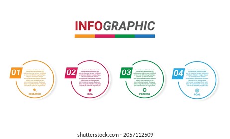 Graphic abstract element, Business data visualization. Process chart. a diagram with steps, options, sections or processes. Vector business template for presentations. Creative concept for infographic