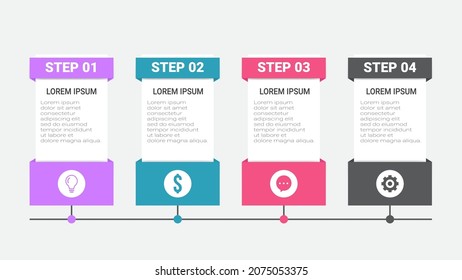 Graphic abstract element, Business data visualization. Process charts. a diagram with steps, options, sections or processes. Vector business template for presentations. Creative concept for infographi