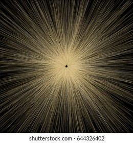 Graphic abstract geometric background with connected lines and dots. Vector illustration.