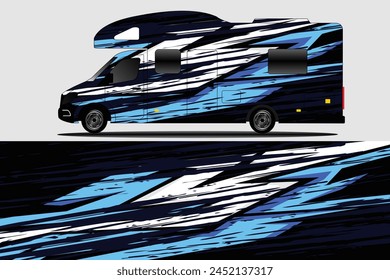 Grafische abstrakte Linie Rennen Hintergrund Kit Design für Wickelfahrzeug, Rennwagen, Rallye, Abenteuer und Livery Aufkleber