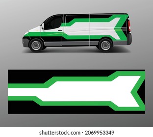 graphic abstract racing designs for vehicle Sticker vinyl wrap. Car decal vector