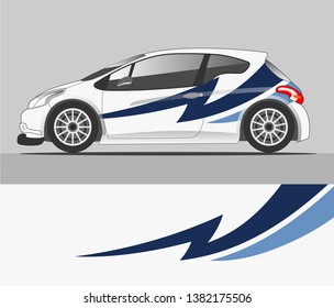 Graphic abstract stripe racing background kit designs for vehicle, race car, rally, adventure and livery
