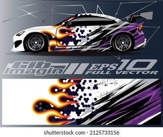 Diseño gráfico abstracto del fondo de carreras de bandas para vehículos, carreras, carreras, aventuras y carreras de autos. - Vector