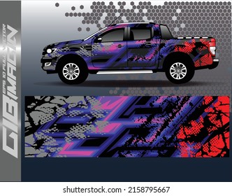 Grafiken, abstrakter Streifen, Hintergrund-Designs für Rallye- und Rennsport
