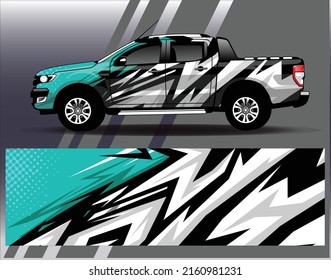 Graphic abstract stripe racing background kit designs for wrap vehicle  race car  rally  adventure and livery