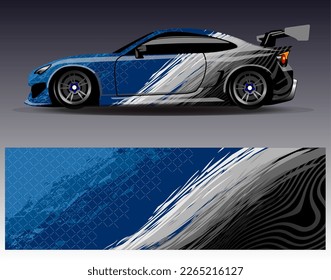 Graphic abstract stripe racing background kit designs for wrap vehicle  race car  rally  adventure and livery