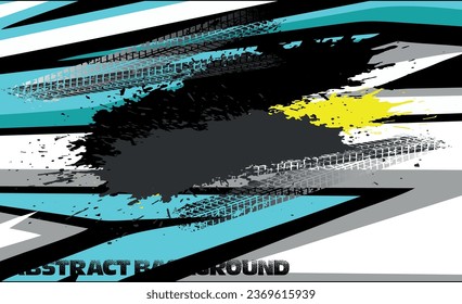  Diseños gráficos abstractos de banda de fondo de carreras para envolver vehículos, carreras de coches, rally, aventura y livery