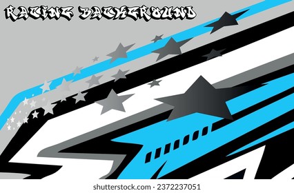 Graphic abstract stripe racing background