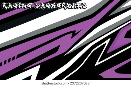 Graphic abstract stripe racing background