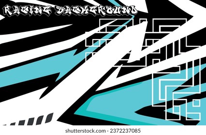 Graphic abstract stripe racing background