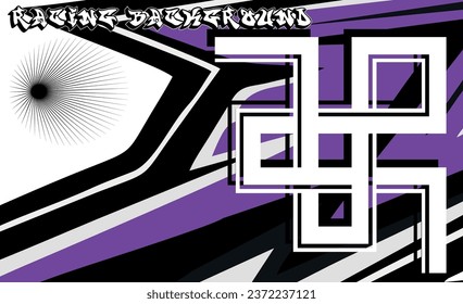 Graphic abstract stripe racing background