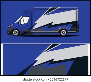 Gráfico abstrato stripe corridas fundo carro decalque wrap design