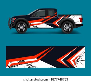 Graphic abstract stripe racing modern designs for wrap vehicle, race car, speed offroad, rally, adventure.