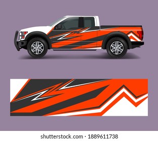 Graphic abstract stripe racing modern designs for wrap vehicle, race car, speed offroad, rally, adventure.