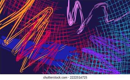 graphic abstraction pattern vector design
