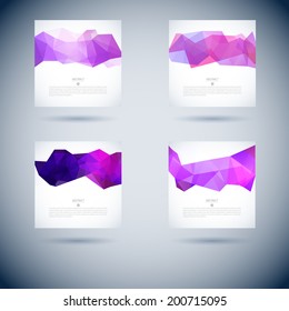 graphic abstraction vector modern scene with triangle object template for design graphic straight gathering abstract background scene heap digital trendy site marketing fancy lighting set banner drop