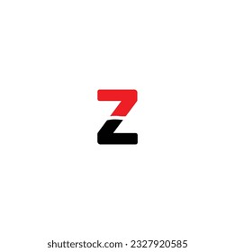 Graphic Alphabet Symbol for Corporate Business Identity. Creative Vector element. Z Letter Logo concept. Creative Minimal Monochrome Monogram emblem design template. 