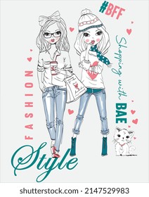 GRAPHIC AND AOP ALL OVER PRINTS FOR GIRLS TEE AND SHIRTS CAN BE USED FOR TEXTILE VECTOR SKETCH