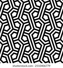 Grafische Kunst des geometrischen nahtlosen Musterdesigns. Wiederholte Muster eines druckbaren Vektors.