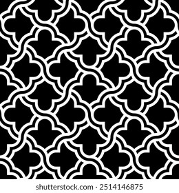 Grafische Kunst des geometrischen nahtlosen Musterdesigns. Wiederholte Muster eines druckbaren Vektors.