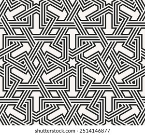 Graphic Art of Geometric Seamless pattern design. Repeating patterns of printable vector.