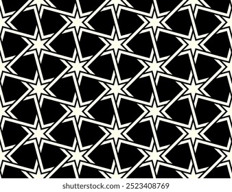 Graphic Art of Geometric Seamless pattern designs. Repeating patterns of printable vector. Interlocking knots banner backdrop layout design.