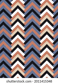 Graphic art of print in colored triangles