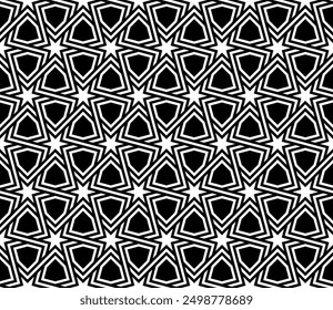 Graphic Art of Repeating Artistic pattern. Geometric shapes Seamless patterns of printable vector.