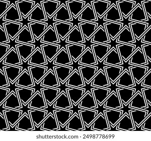 Graphic Art of Repeating Artistic pattern. Geometric shapes Seamless patterns of printable vector.