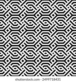 Graphic Art of Repeating Artistic patterns. Geometric Seamless pattern of printable vector.
