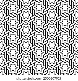 Graphic Art of Repeating Artistic patterns. Geometric Seamless pattern of printable vector.