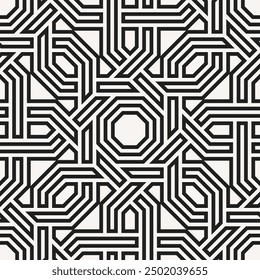 Graphic Art of Repeating Artistic patterns. Geometric Seamless pattern of printable vector.