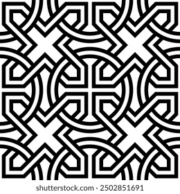 Arte gráfico de patrones artísticos repetitivos. Patrón geométrico sin fisuras de Vector imprimible.