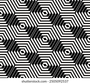 Graphic Art of Repeating Geometric patterns. Modern Seamless pattern of printable vector.