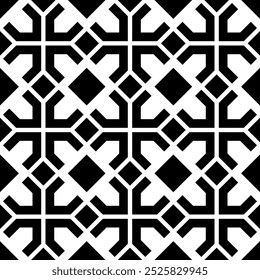 Graphic Art of Repeating oriental patterns. Geometric Seamless pattern of printable vector. Interlocking knot cover background layout design.