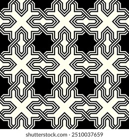 Arte gráfica de design de padrões repetidos. Padrão geométrico contínuo do vetor imprimível.