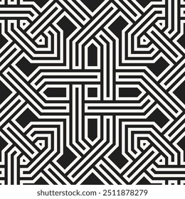 Graphic Art of Repeating patterns design. Geometric Seamless pattern of printable vector.