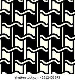 Arte gráfico de diseño de patrones repetitivos. Patrón geométrico sin fisuras de Vector imprimible.