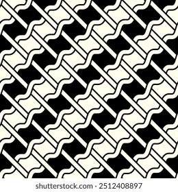 Arte gráfica de design de padrões repetidos. Padrão geométrico contínuo do vetor imprimível.